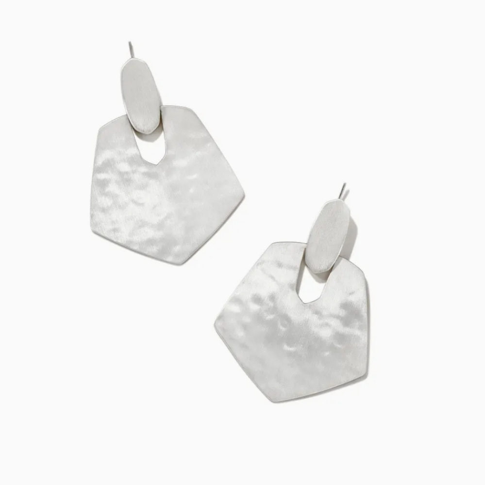 Kendra Scott Finch Drop Earrings in Silver Rhodium